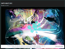 Tablet Screenshot of earthnight.wordpress.com