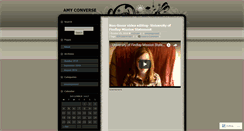 Desktop Screenshot of amyconverse.wordpress.com