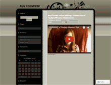 Tablet Screenshot of amyconverse.wordpress.com