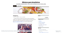 Desktop Screenshot of misturaparabrasileiros.wordpress.com