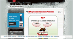 Desktop Screenshot of grupo2informatica.wordpress.com