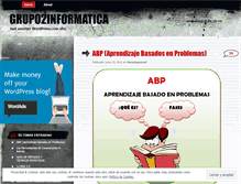 Tablet Screenshot of grupo2informatica.wordpress.com