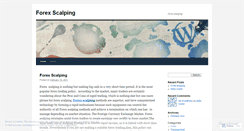 Desktop Screenshot of forexscalpinginfo.wordpress.com
