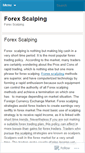 Mobile Screenshot of forexscalpinginfo.wordpress.com