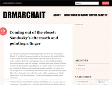 Tablet Screenshot of drmarchait.wordpress.com