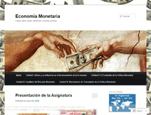 Tablet Screenshot of economiamonetariauca.wordpress.com