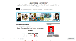 Desktop Screenshot of obatmaagtermanjur.wordpress.com