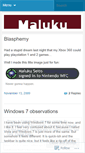 Mobile Screenshot of maluku.wordpress.com