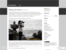 Tablet Screenshot of lessaveurs.wordpress.com
