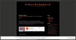 Desktop Screenshot of jimschnobrich.wordpress.com