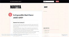 Desktop Screenshot of navyfa.wordpress.com