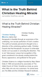 Mobile Screenshot of christianhealingmiracles148.wordpress.com