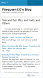 Mobile Screenshot of firequeen133.wordpress.com