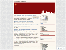 Tablet Screenshot of firequeen133.wordpress.com