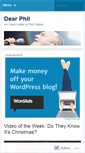 Mobile Screenshot of dearphil.wordpress.com