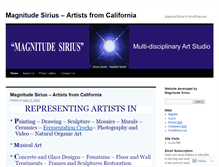 Tablet Screenshot of magnitudesirius.wordpress.com