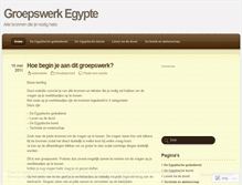 Tablet Screenshot of groepswerk.wordpress.com