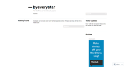 Desktop Screenshot of byeverystar.wordpress.com