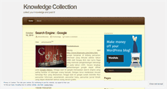 Desktop Screenshot of knowlection.wordpress.com