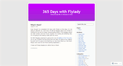 Desktop Screenshot of 365dayswithflylady.wordpress.com