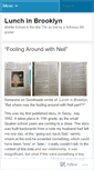 Mobile Screenshot of lunchinbrooklyn.wordpress.com