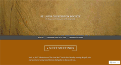 Desktop Screenshot of chestertonstl.wordpress.com