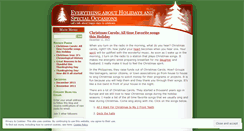 Desktop Screenshot of holidaysandspecialoccasions.wordpress.com