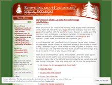 Tablet Screenshot of holidaysandspecialoccasions.wordpress.com