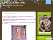 Tablet Screenshot of kloeskreativemess.wordpress.com