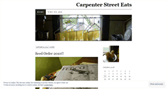 Desktop Screenshot of carpenterstreeteats.wordpress.com