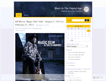 Tablet Screenshot of bluesinthedigitalage.wordpress.com