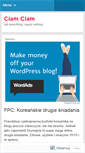 Mobile Screenshot of ciamciam.wordpress.com