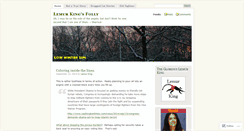 Desktop Screenshot of lemurking.wordpress.com