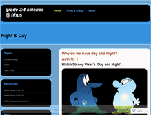 Tablet Screenshot of hhpsscience.wordpress.com