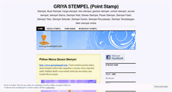 Desktop Screenshot of griyastempel.wordpress.com