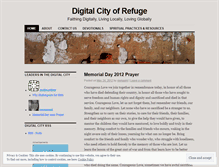 Tablet Screenshot of digitalcityofrefuge.wordpress.com