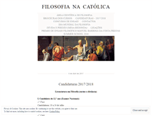 Tablet Screenshot of filosofianacatolica.wordpress.com