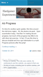 Mobile Screenshot of hardgainerexperiments.wordpress.com