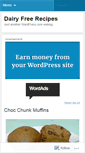Mobile Screenshot of dairyfreerecipes.wordpress.com