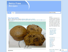 Tablet Screenshot of dairyfreerecipes.wordpress.com