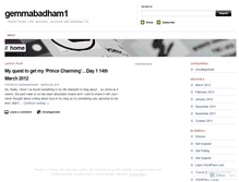 Tablet Screenshot of gemmabadham1.wordpress.com