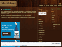 Tablet Screenshot of nakenstickaren.wordpress.com