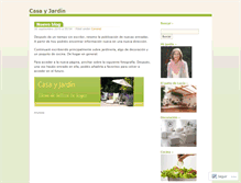 Tablet Screenshot of casayjardin.wordpress.com