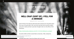 Desktop Screenshot of lostinnevada.wordpress.com