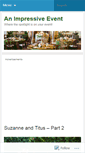 Mobile Screenshot of animpressiveevent.wordpress.com