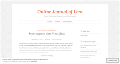 Desktop Screenshot of lenidisini.wordpress.com