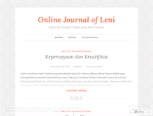 Tablet Screenshot of lenidisini.wordpress.com