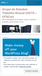 Mobile Screenshot of grupodeestudostrabalhosexual.wordpress.com
