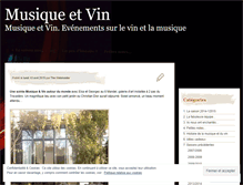Tablet Screenshot of musiqueetvin.wordpress.com