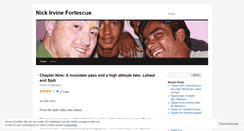 Desktop Screenshot of nickirvinefortescue.wordpress.com